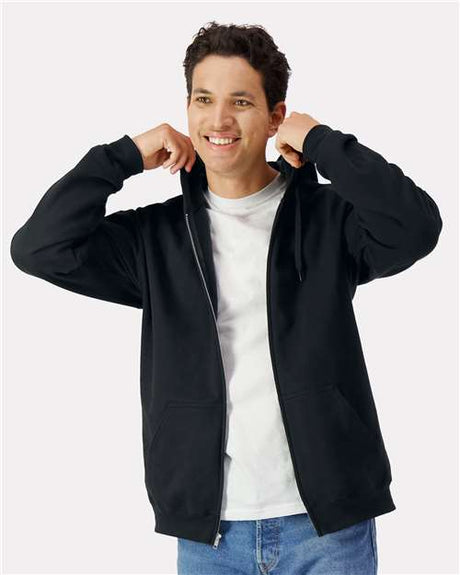 Unisex Softstyle® Full-Zip Hooded Sweatshirt-AKD Ink