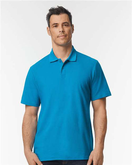 Men's Softstyle® Pique Polo-AKD Ink