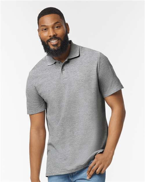 Men's Softstyle® Pique Polo-AKD Ink