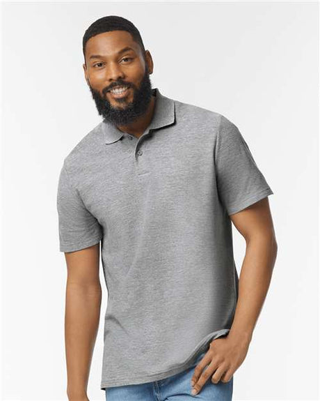 Men's Softstyle® Pique Polo-AKD Ink