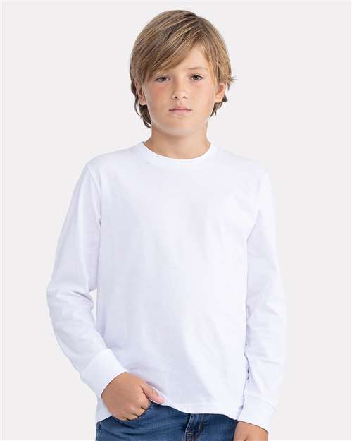 Youth Cotton Long Sleeve T-Shirt-AKD Ink