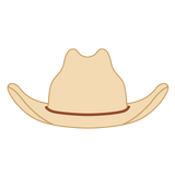 OTTO CAP Straw Cowboy Hat w/Adjustable Cord-AKD Ink