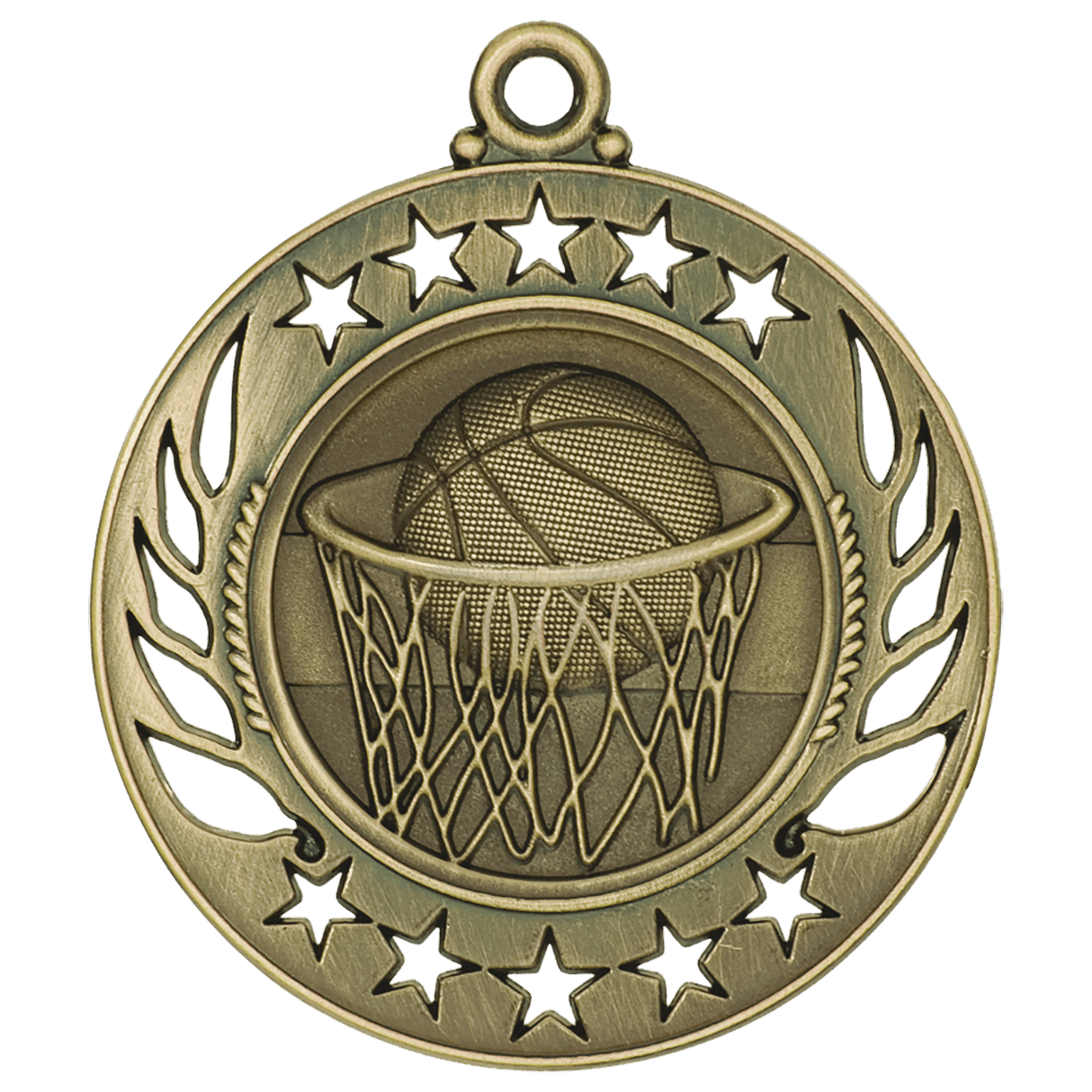 Basketball Galaxy Medal-Gold