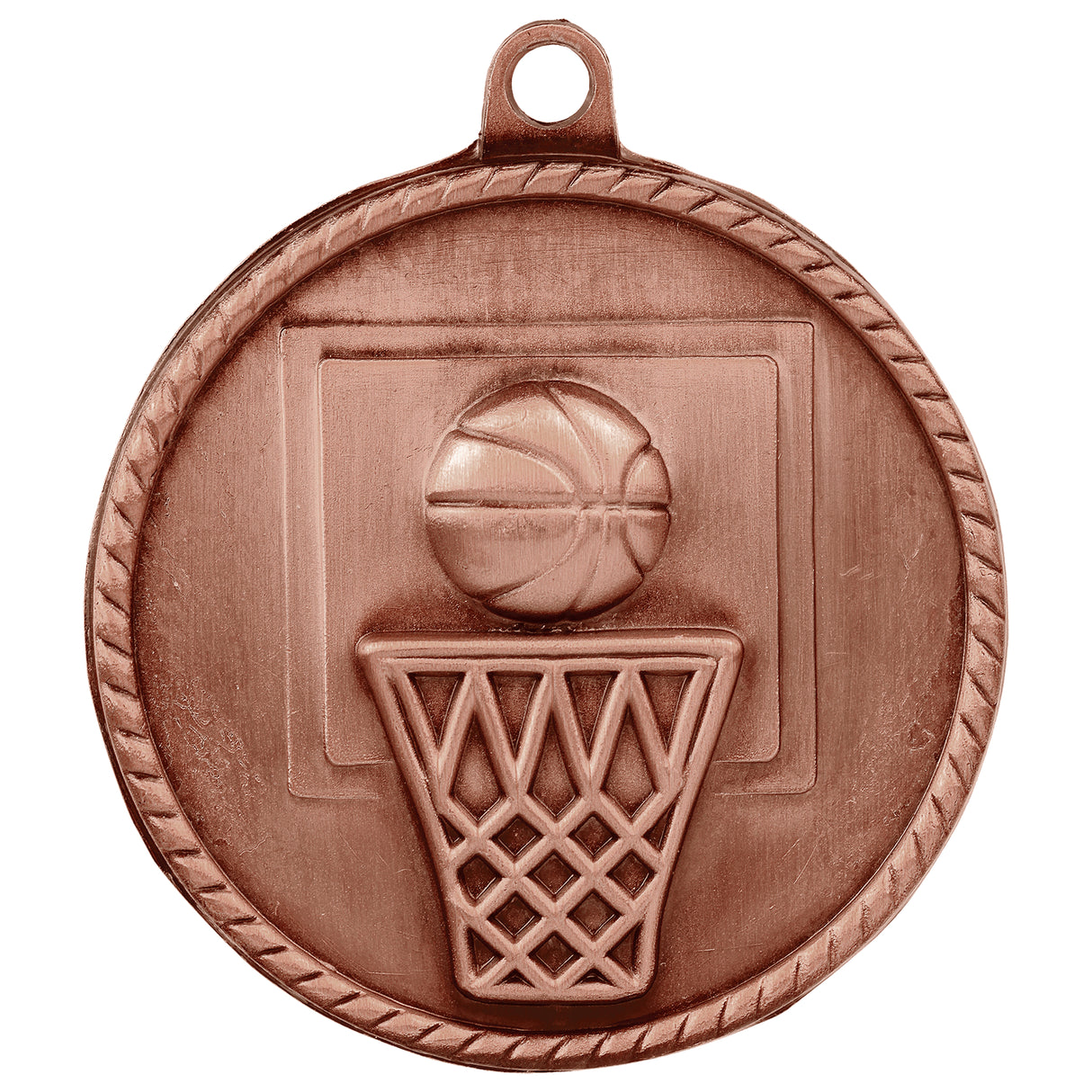 Basketball High Relief Medal-Bronze