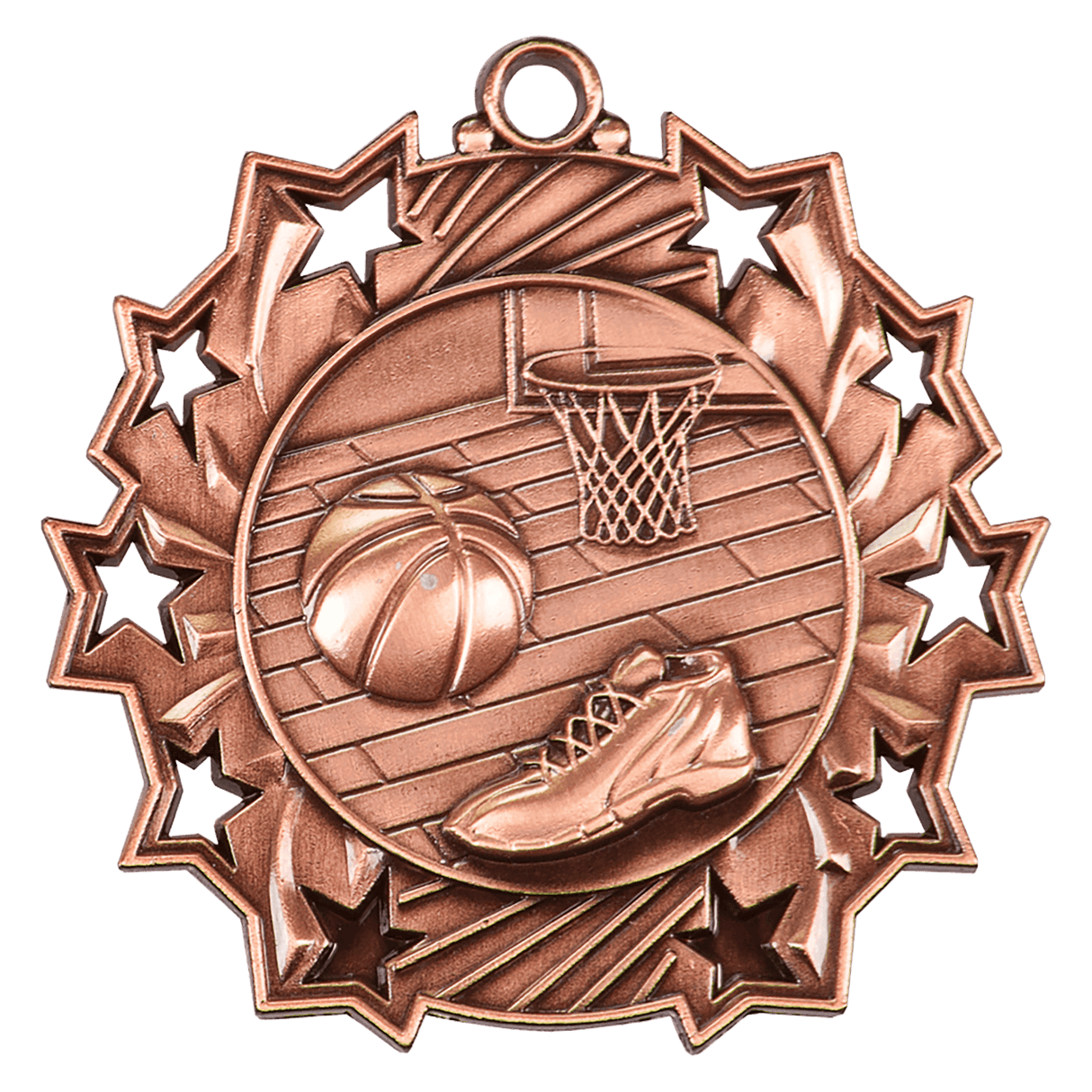 Basketball Ten Star Medal-Bronze