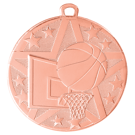 Basketball Superstar Medal-Bronze