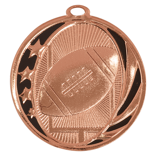 Football MidNite Star Medal-Bronze
