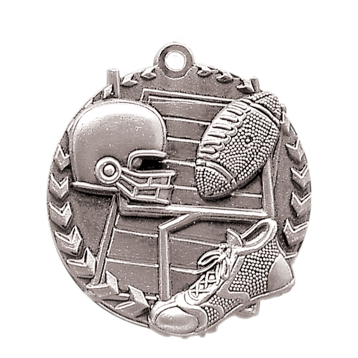 Football Millennium Medal-Silver