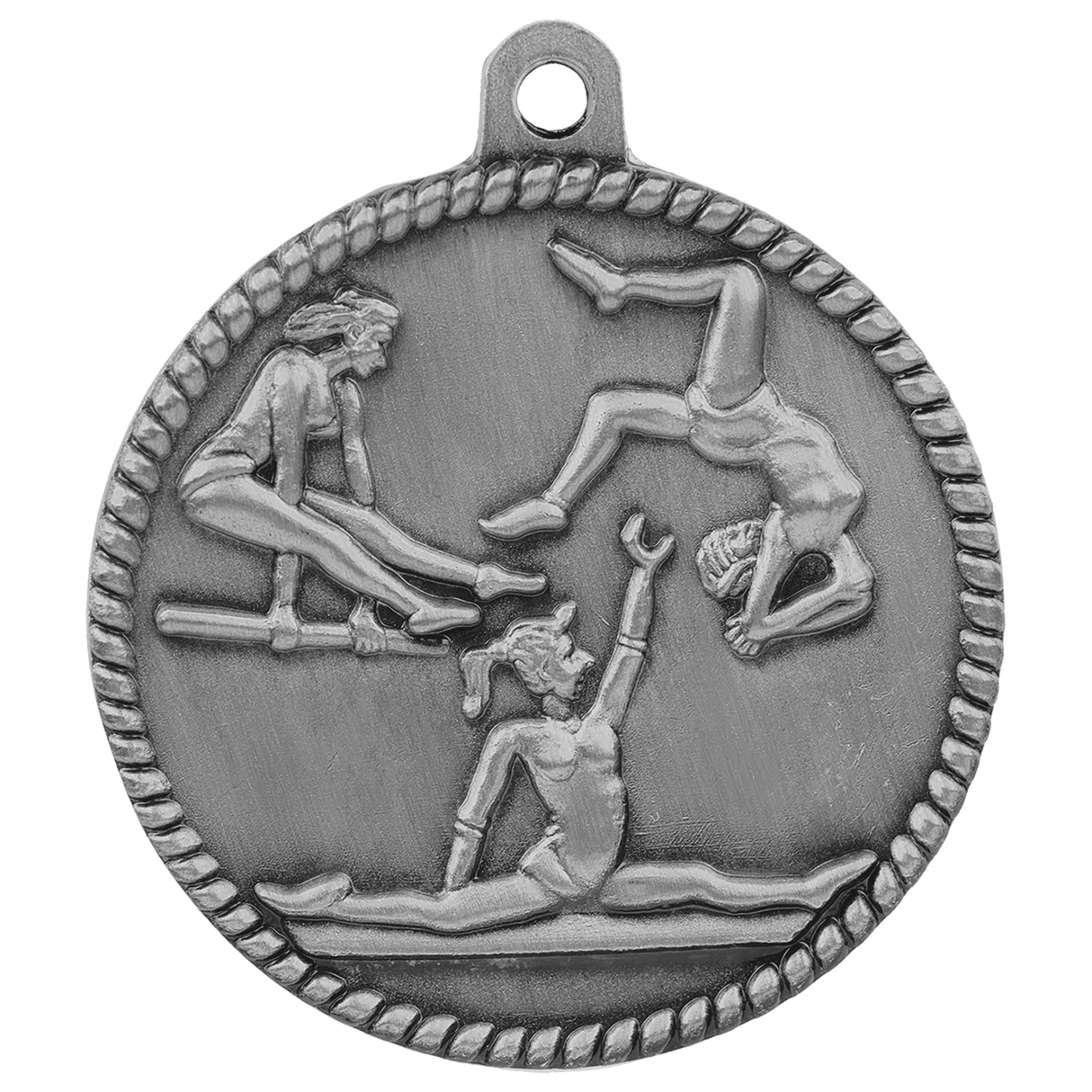 Female Gymnastics High Relief Medal-Silver