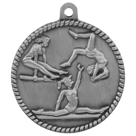 Female Gymnastics High Relief Medal-Silver
