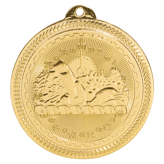 Swimming BriteLazer Medal-Gold