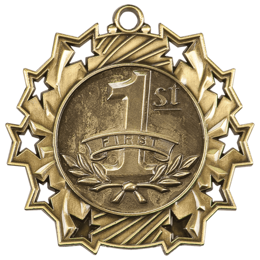 1st Place Ten Star Medal (Gold only)