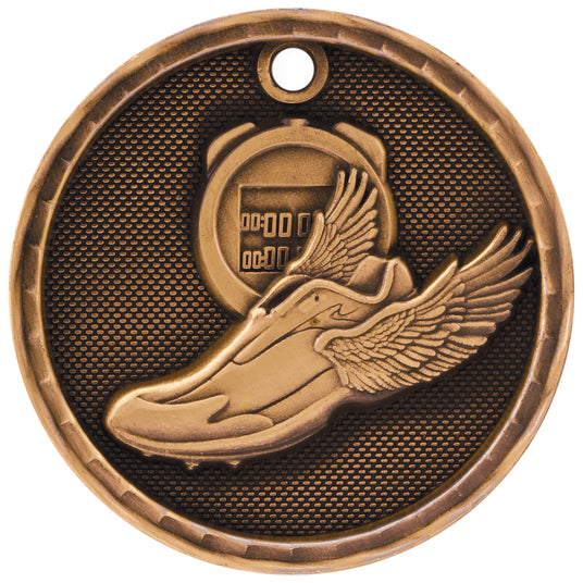 Track 3-D Medal-Bronze