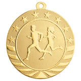 Cross Country Starbrite Medal-Gold