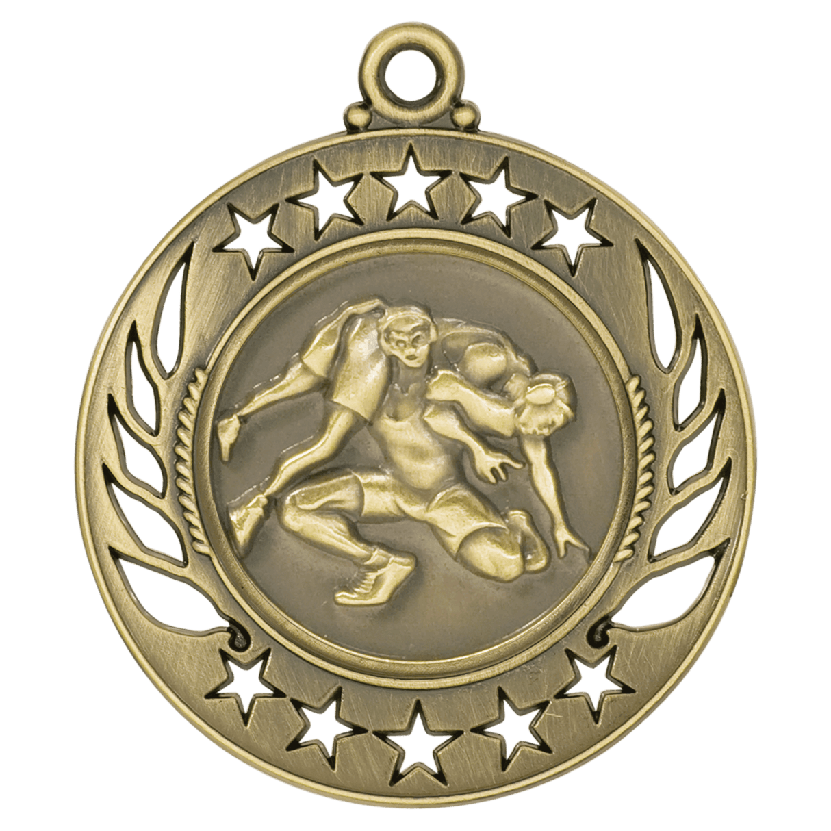 Wrestling Galaxy Medal-Gold