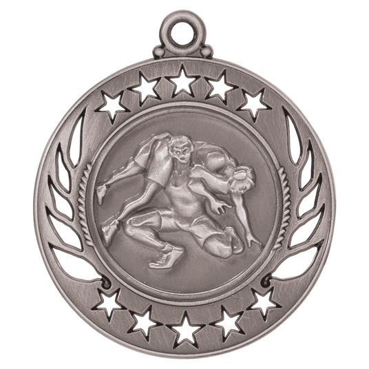 Wrestling Galaxy Medal-Silver