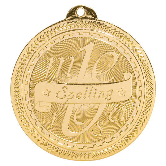 Spelling BriteLazer Medal-Gold