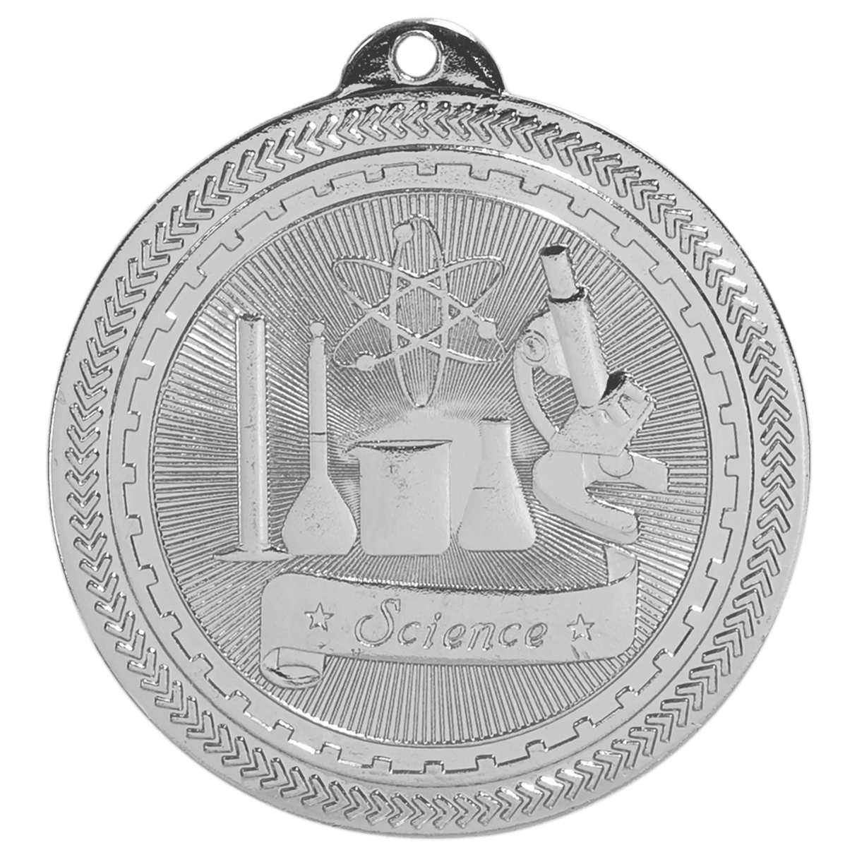 Science BriteLazer Medal-Silver