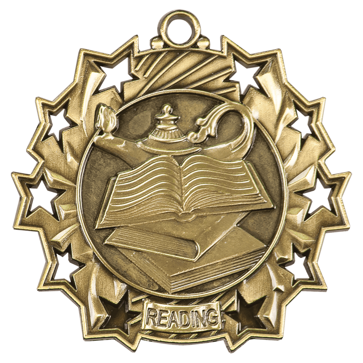 Reading Ten Star Medal-Gold