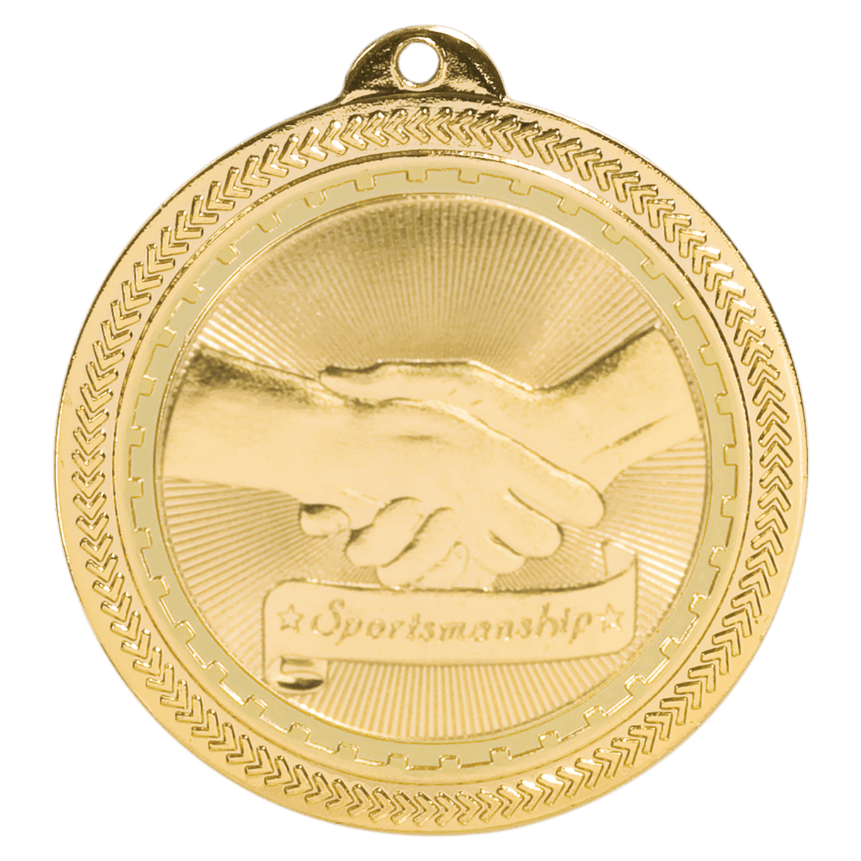 Sportsmanship BriteLazer Medal-Gold