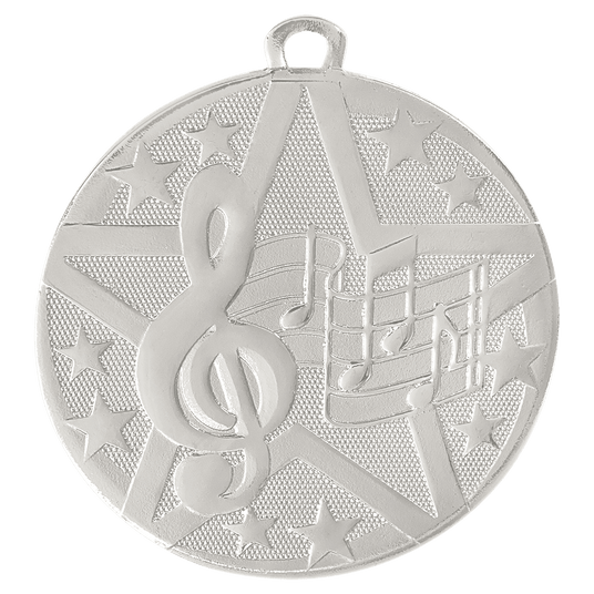 Music Superstar Medal-Silver