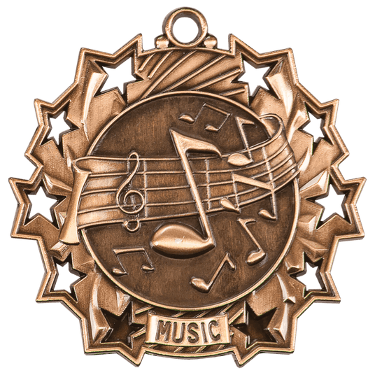 Music Ten Star Medal-Bronze