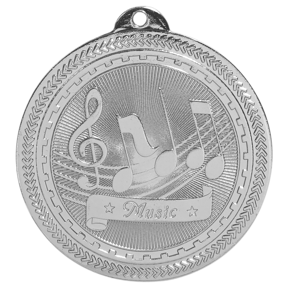Music BriteLazer Medal-Silver