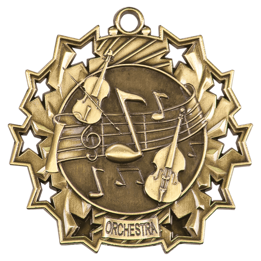 Orchestra Ten Star Medal-Gold