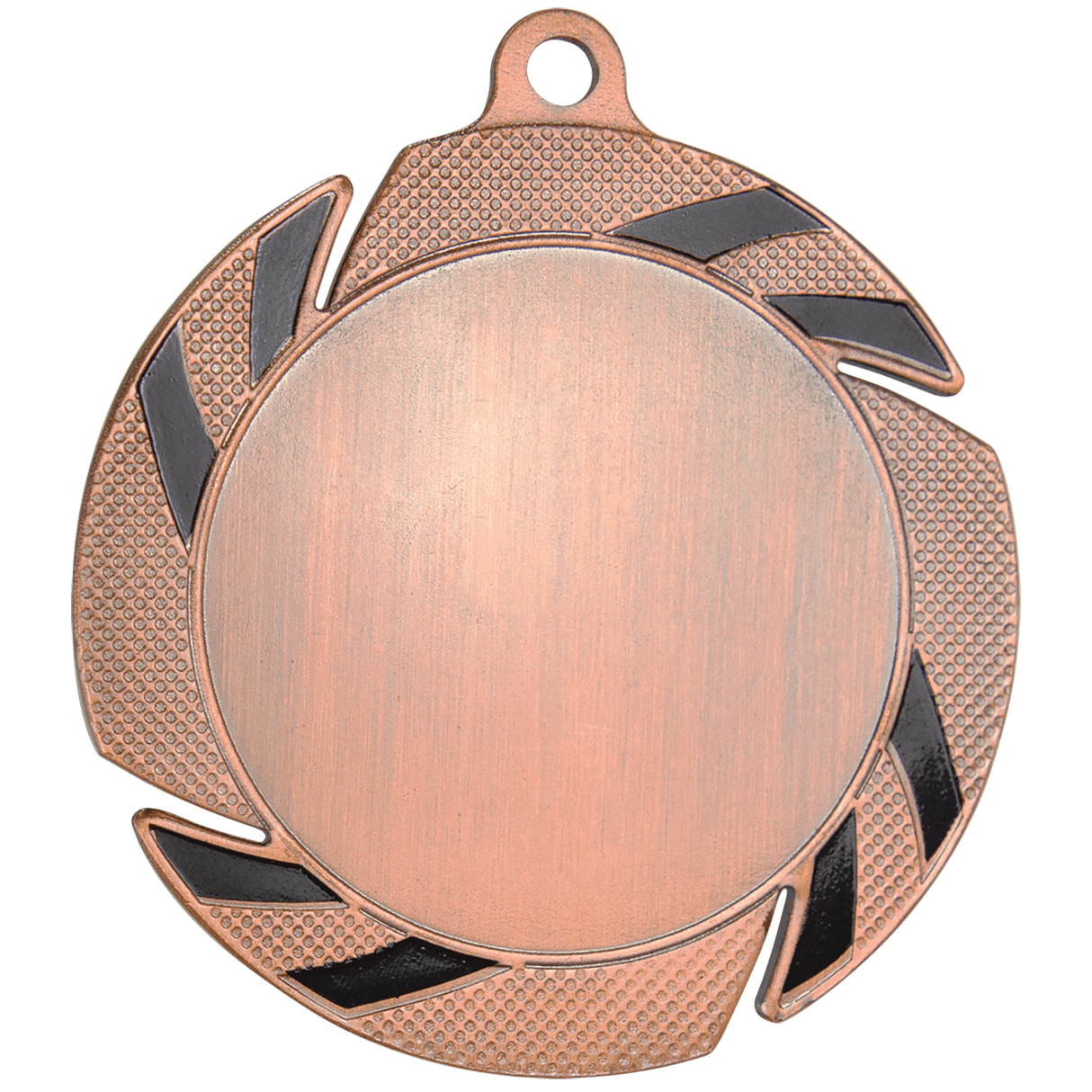 2" Insert Holder Medal-Bronze/Black  (Insert Not Included)