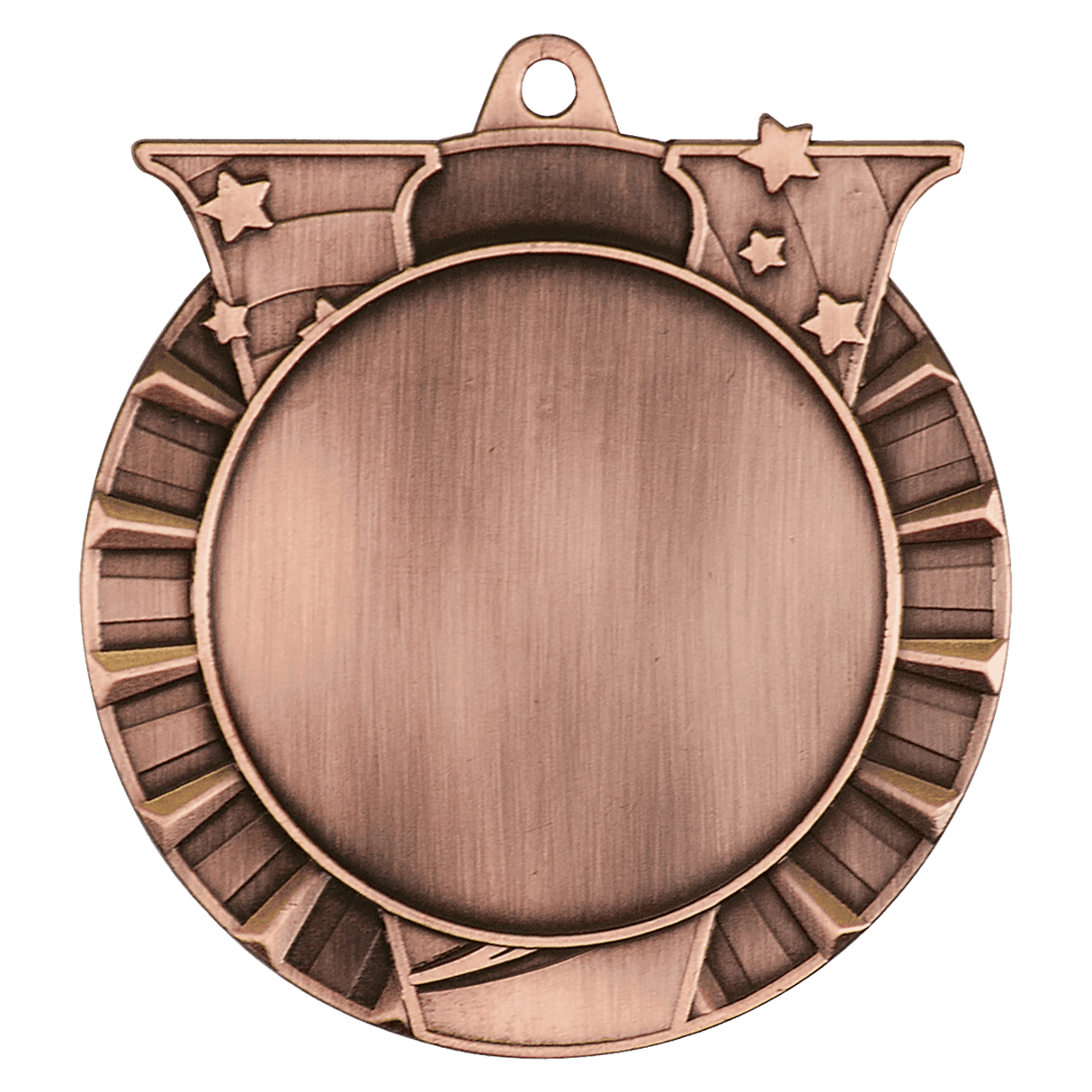 Victory 2" Insert Holder Medal-Antique Bronze  (Insert Not Included)