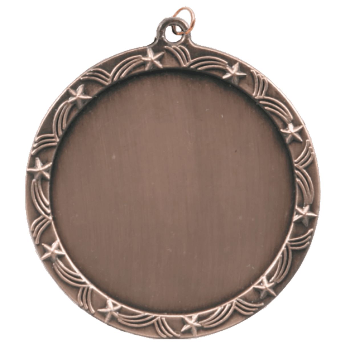 Stars 2" Insert Holder Medal-Antique Bronze  (Insert not Included)