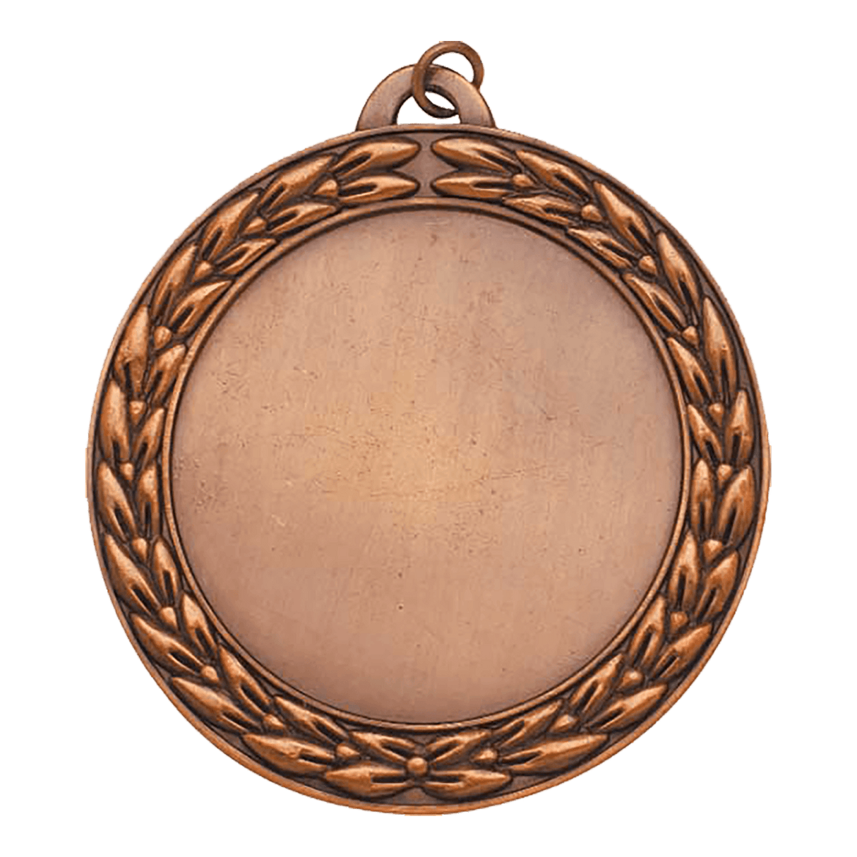 Wreath 2" Insert Holder Medal-Antique Bronze (Insert Not Included)