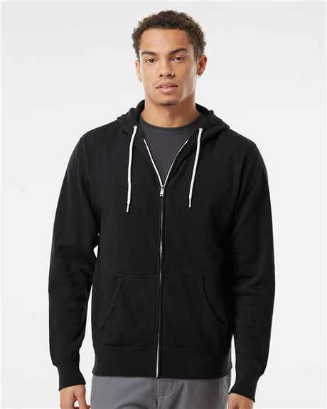 Unisex Lightweight Full-Zip Hooded Sweatshirt - AKD Ink