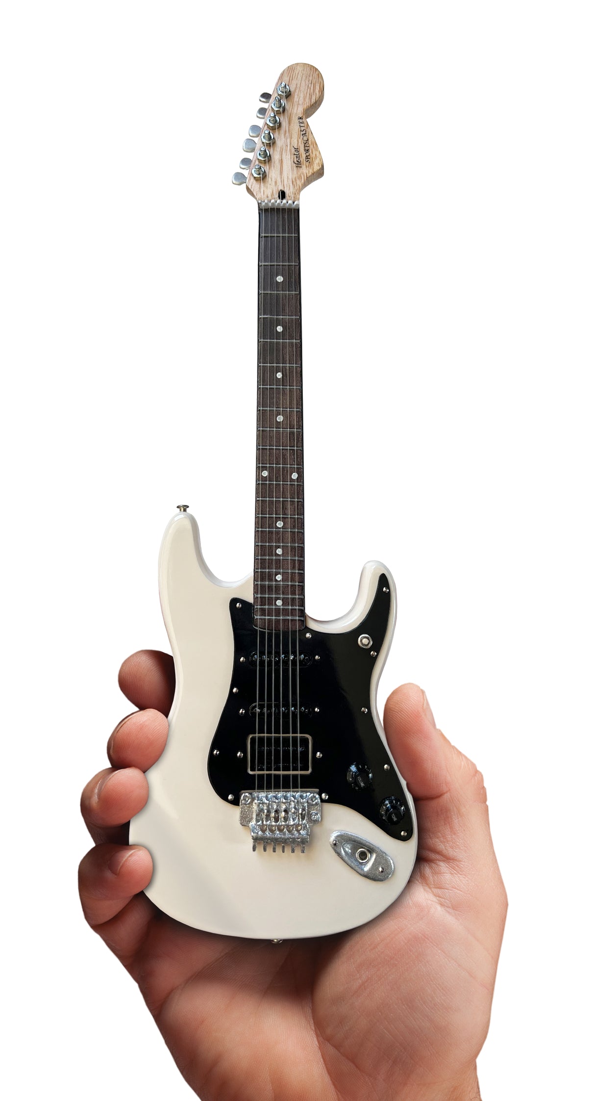 Alex Lifeson Hentor Sportscaster Miniature Guitar Model Officially Licensed