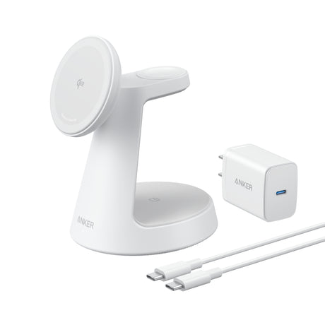 Anker MagGo Wireless Charging Station (3-in-1, Dock Stand)