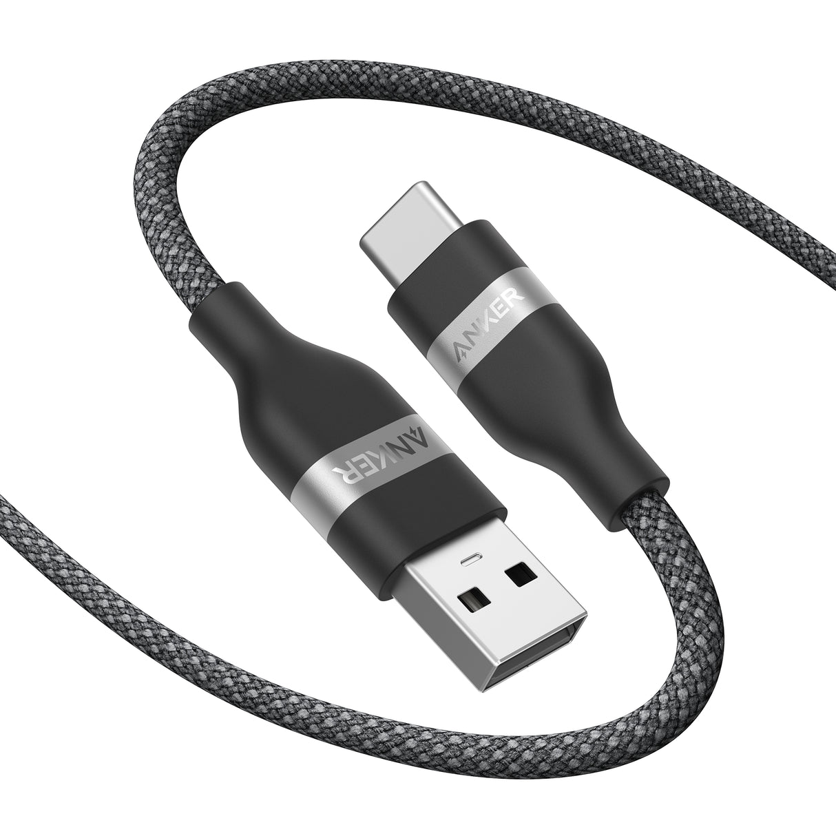 Anker USB-A to USB-C Cable (3 ft/6 ft, Upcycled-Braided)