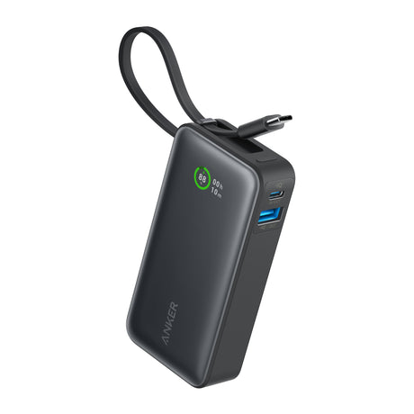 Anker Nano Power Bank (30W, Built-In USB-C Cable)-AKD Ink