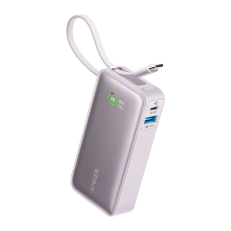 Anker Nano Power Bank (30W, Built-In USB-C Cable)-AKD Ink