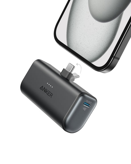 Anker Nano Power Bank (22.5W, Built-In USB-C Connector)-AKD Ink