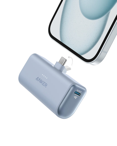Anker Nano Power Bank (22.5W, Built-In USB-C Connector)-AKD Ink