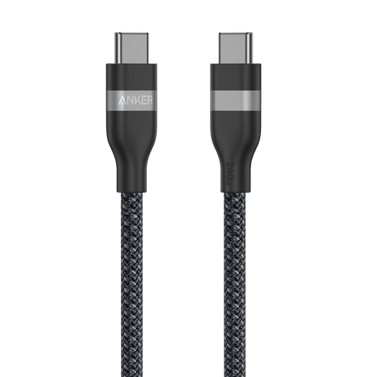 Anker USB-C to USB-C Cable (3 ft / 6 ft, 240W, Upcycled-Braided)