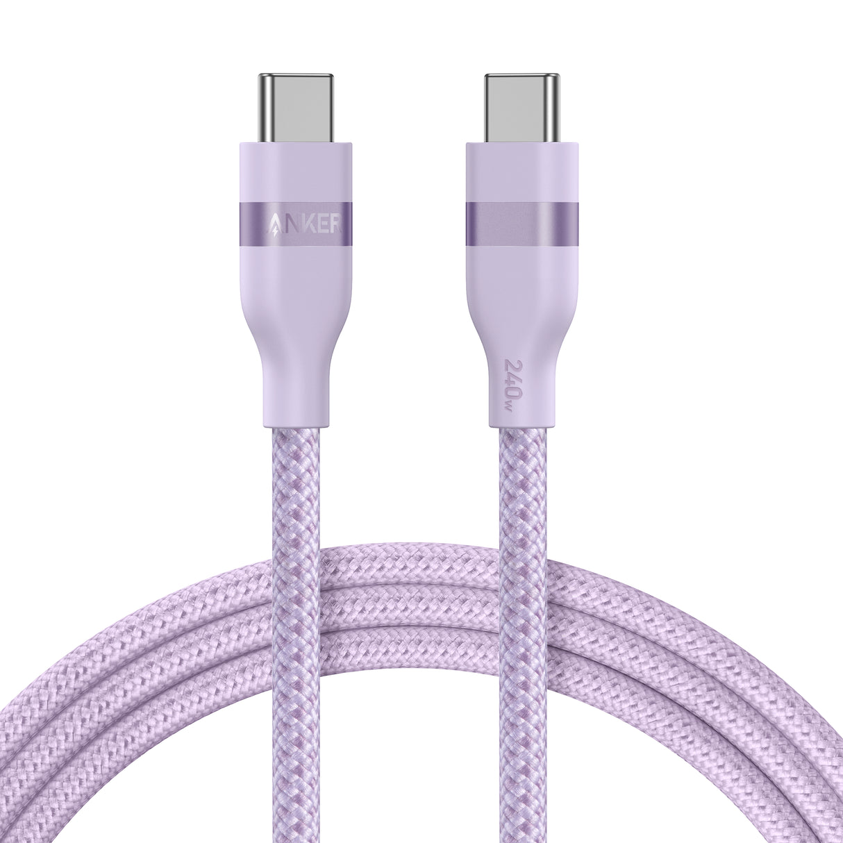 Anker USB-C to USB-C Cable (3 ft / 6 ft, 240W, Upcycled-Braided)
