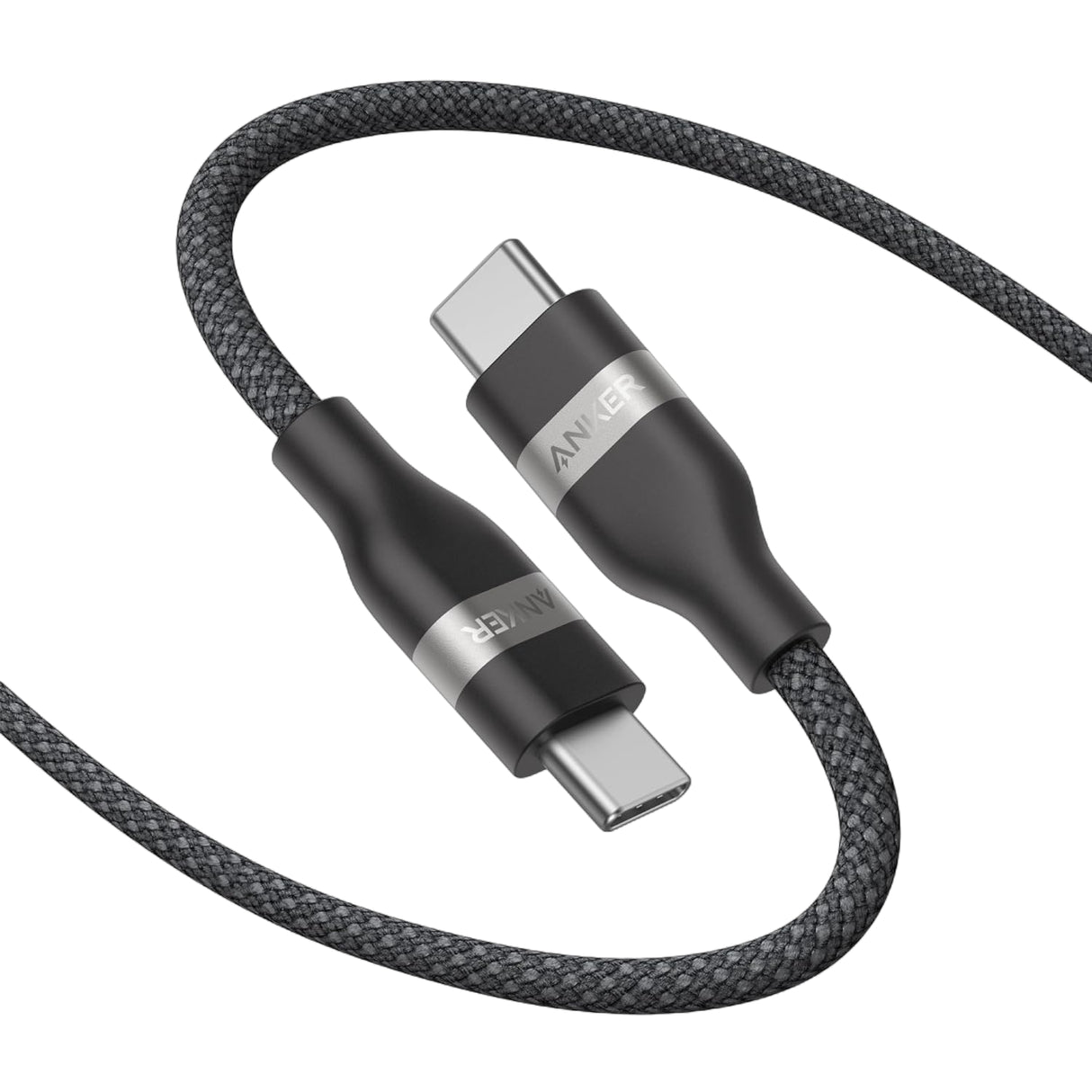Anker USB-C to USB-C Cable (3 ft / 6 ft, 240W, Upcycled-Braided)