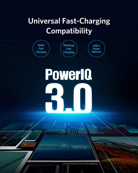Anker <b>PowerDrive III</b> Duo USB-C Car Charger-AKD Ink