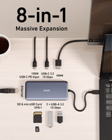 Anker <b>555</b> USB-C Hub (8-in-1)-AKD Ink