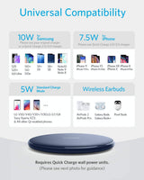 Anker 313 wireless charging pad for easy, cable-free charging of compatible smartphones and devices.
