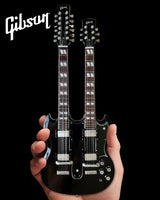 Slash Gibson 1966 EDS-1275 Doubleneck - Aged Mini Guitar Replica Model