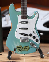 Officially Licensed Kenny Wayne Shepherd Mini Fender™ Strat™ Crossroads Blue Guitar Model