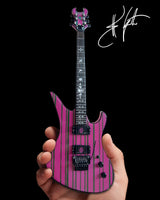 Officially Licensed Synyster Gates Purple & Green Schecter Mini Guitar from Avenged Sevenfold