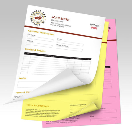 3-part NCR Forms w Variable Numbering – AKD Ink